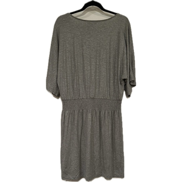 White House Black Market Kimono Sleeve Smocked Waist Dress Size Large - Picture 2 of 10